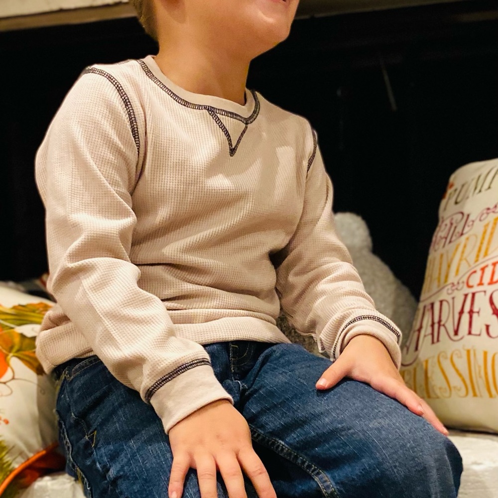 Kids thermal long sleeve shirt